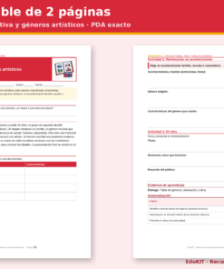 Fichas de Trabajo de Artes para Secundaria 1.°, 2.° y 3.° | 42 Fichas, Rúbricas y los 14 Contenidos 9 Imagen 2 55