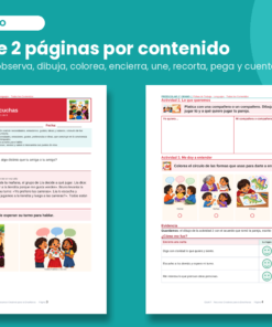 Fichas de Trabajo Preescolar 2° | 40 Fichas Imprimibles, 120 Actividades y Portal Proyectable · Todos los Contenidos NEM 9 Imagen 2 65