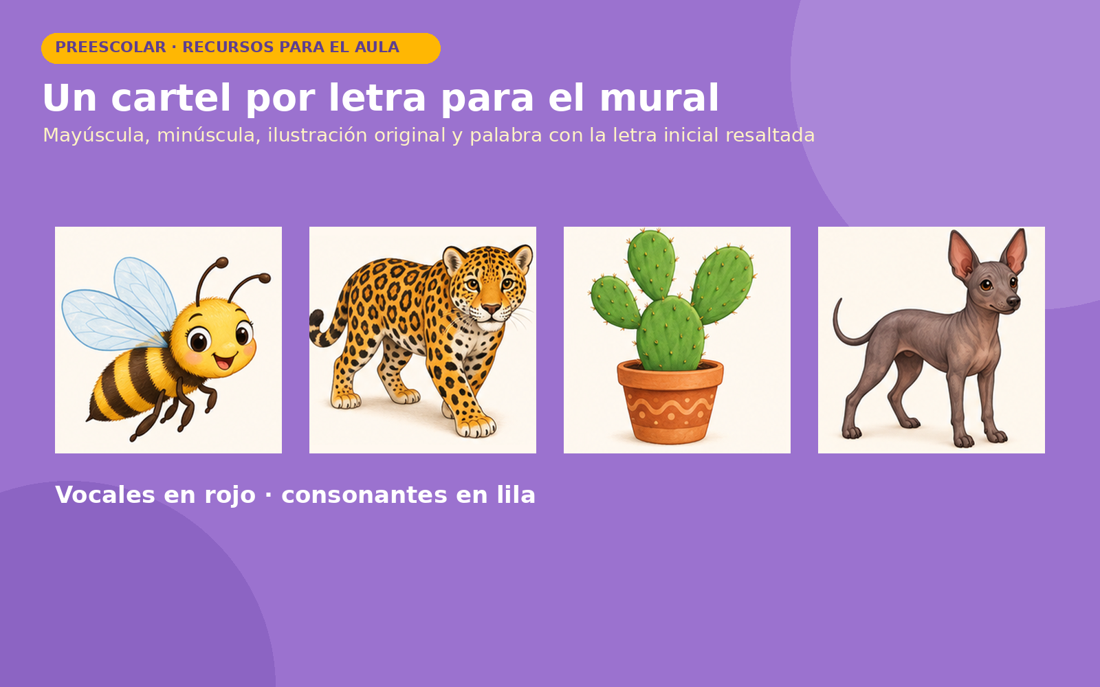 Abecedario Ilustrado para Preescolar y Primaria | 27 Carteles, 86 Tarjetas, 27 Fichas y 6 Juegos de Sonido Inicial 3 Abecedario Ilustrado para Preescolar y Primaria | 27 Carteles, 86 Tarjetas, 27 Fichas y 6 Juegos de Sonido Inicial - Imagen 3