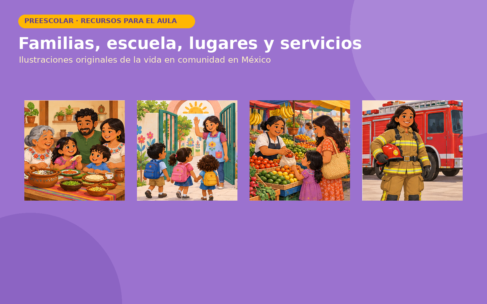 Exploración del Medio: Mi Comunidad para Preescolar | 45 Recursos Imprimibles, 10 Sesiones y Portal Interactivo 3 Exploración del Medio: Mi Comunidad para Preescolar | 45 Recursos Imprimibles, 10 Sesiones y Portal Interactivo - Imagen 3