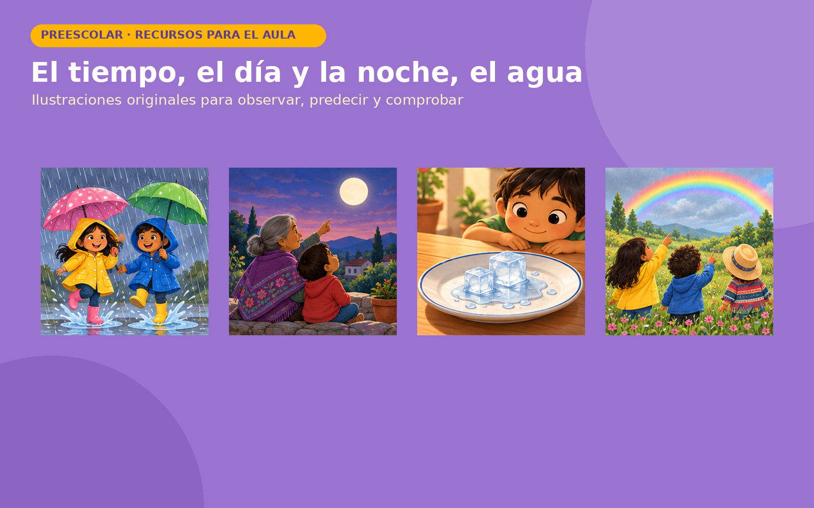 Exploración del Medio: Fenómenos Naturales para Preescolar | 45 Recursos Imprimibles, Experimentos y Portal Interactivo 3 Exploración del Medio: Fenómenos Naturales para Preescolar | 45 Recursos Imprimibles, Experimentos y Portal Interactivo - Imagen 3
