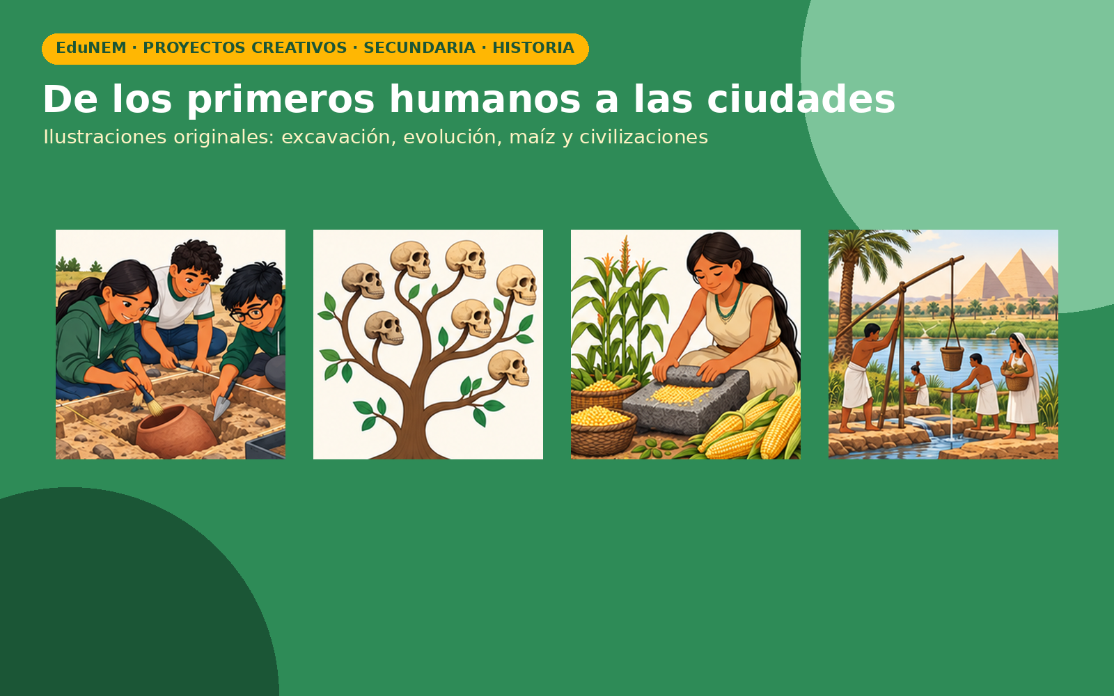 Huellas de los Pueblos Antiguos | EduNEM Historia Secundaria 1.º y 3.º | 10 sesiones y 10 fichas 3 Huellas de los Pueblos Antiguos | EduNEM Historia Secundaria 1.º y 3.º | 10 sesiones y 10 fichas - Imagen 3
