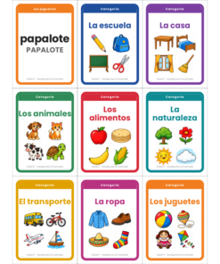 EduKIT Flash Cards de Vocabulario Ilustrado para Primaria | 32 Palabras, 72 Tarjetas y Portal con Audio 10 Imagen 3 34