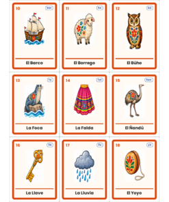 EduKIT Lotería de Sílabas para Primaria | 32 Cartas, 20 Tableros y Portal Interactivo 10 Imagen 3 38