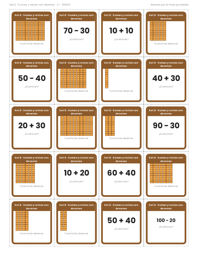 EduKIT Memorama de Sumas y Restas para Primaria | 120 Tarjetas, 6 Sets y Portal Interactivo 4 EduKIT Memorama de Sumas y Restas para Primaria | 120 Tarjetas, 6 Sets y Portal Interactivo - Imagen 4
