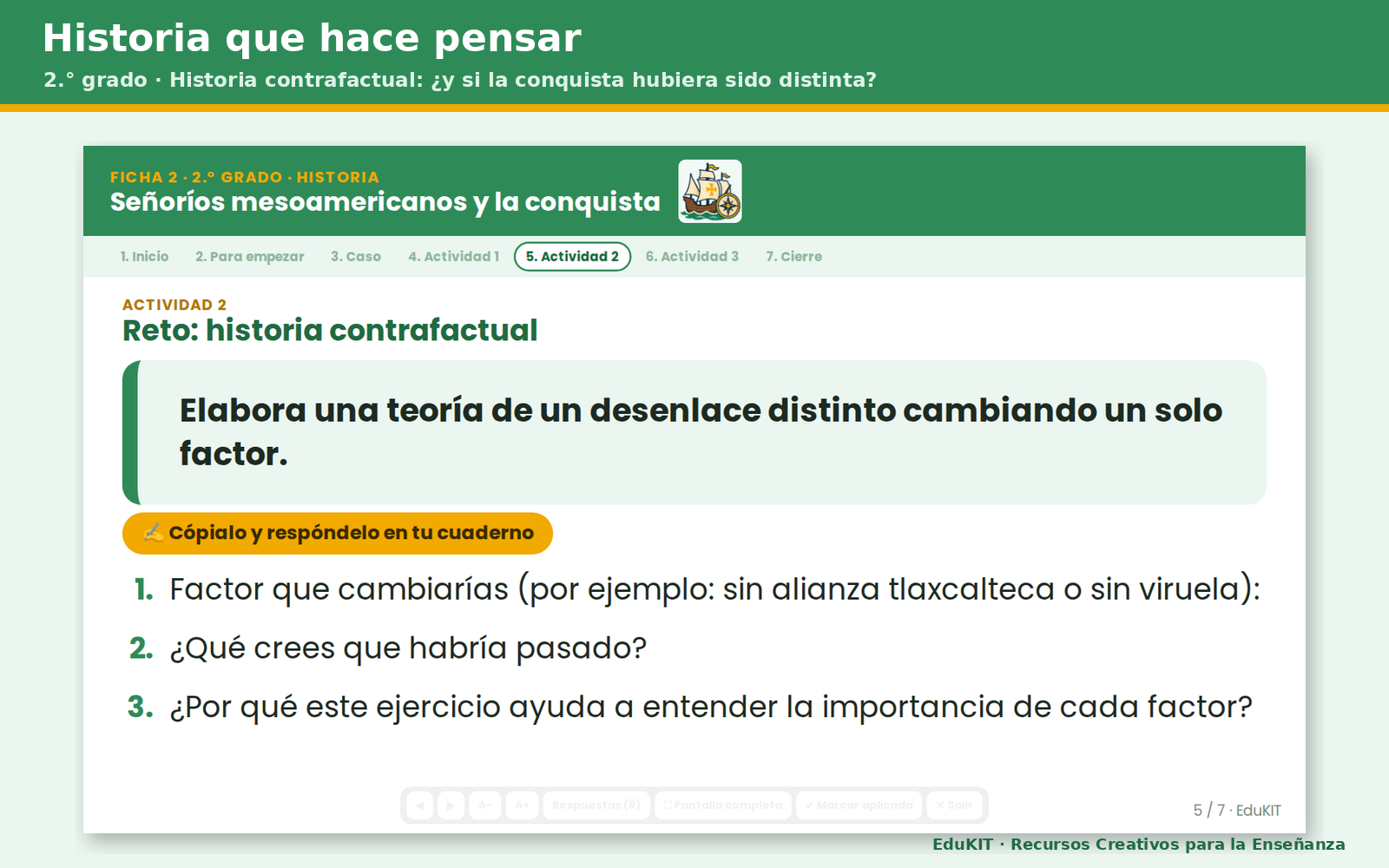 EduKIT Fichas de Trabajo de Historia para Secundaria 1.°, 2.° y 3.° | 38 Fichas, Rúbricas y Todos los Contenidos con PDA 4 EduKIT Fichas de Trabajo de Historia para Secundaria 1.°, 2.° y 3.° | 38 Fichas, Rúbricas y Todos los Contenidos con PDA - Imagen 4