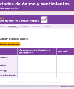 Fichas de Trabajo de Tutoría y Educación Socioemocional para Secundaria 1.°, 2.° y 3.° | 15 Fichas y los 5 Contenidos 10 Imagen 3 59