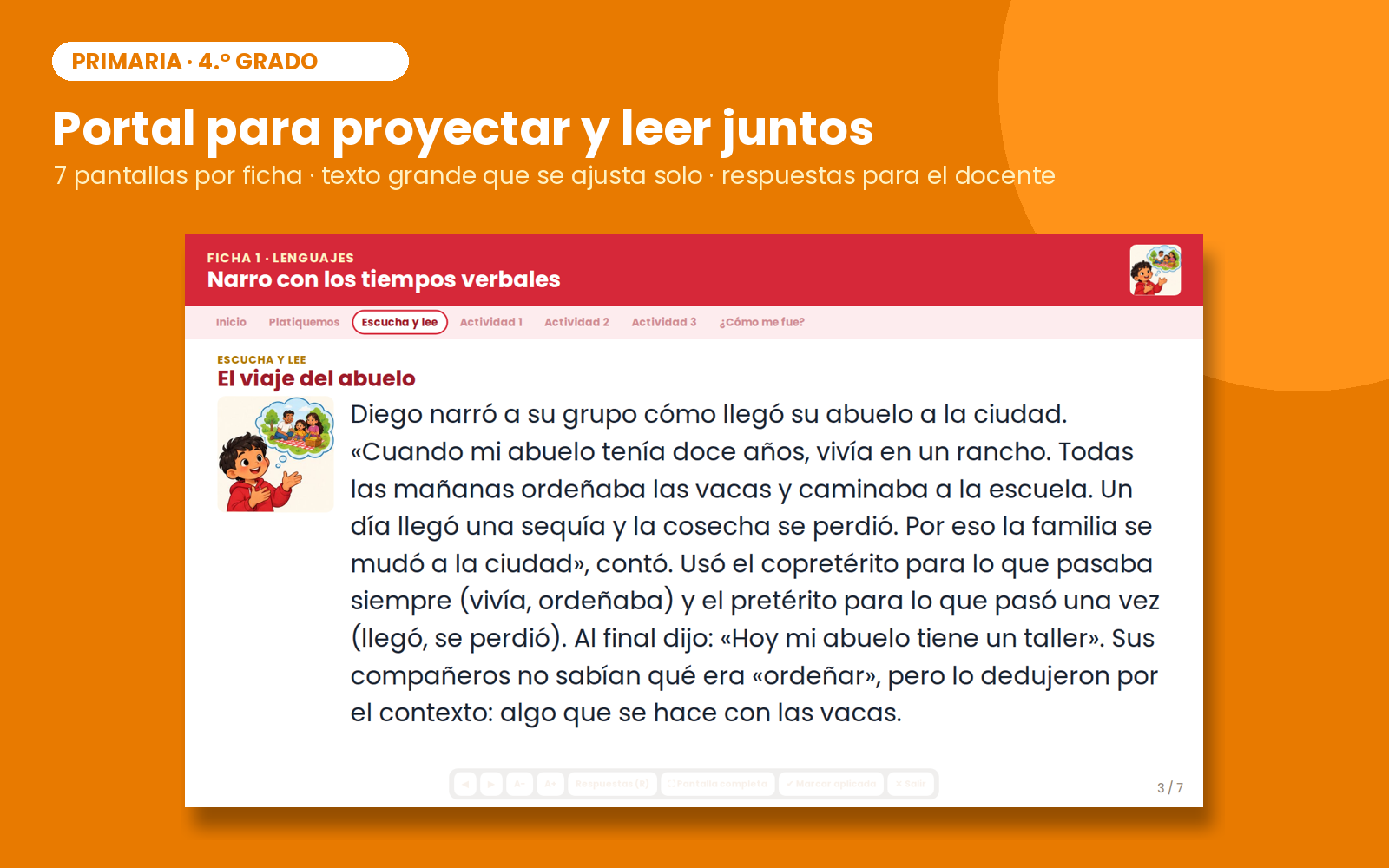 Fichas de Trabajo para Primaria 4.° Grado | 81 Fichas, 80 Contenidos y 225 PDA 4 Fichas de Trabajo para Primaria 4.° Grado | 81 Fichas, 80 Contenidos y 225 PDA - Imagen 4