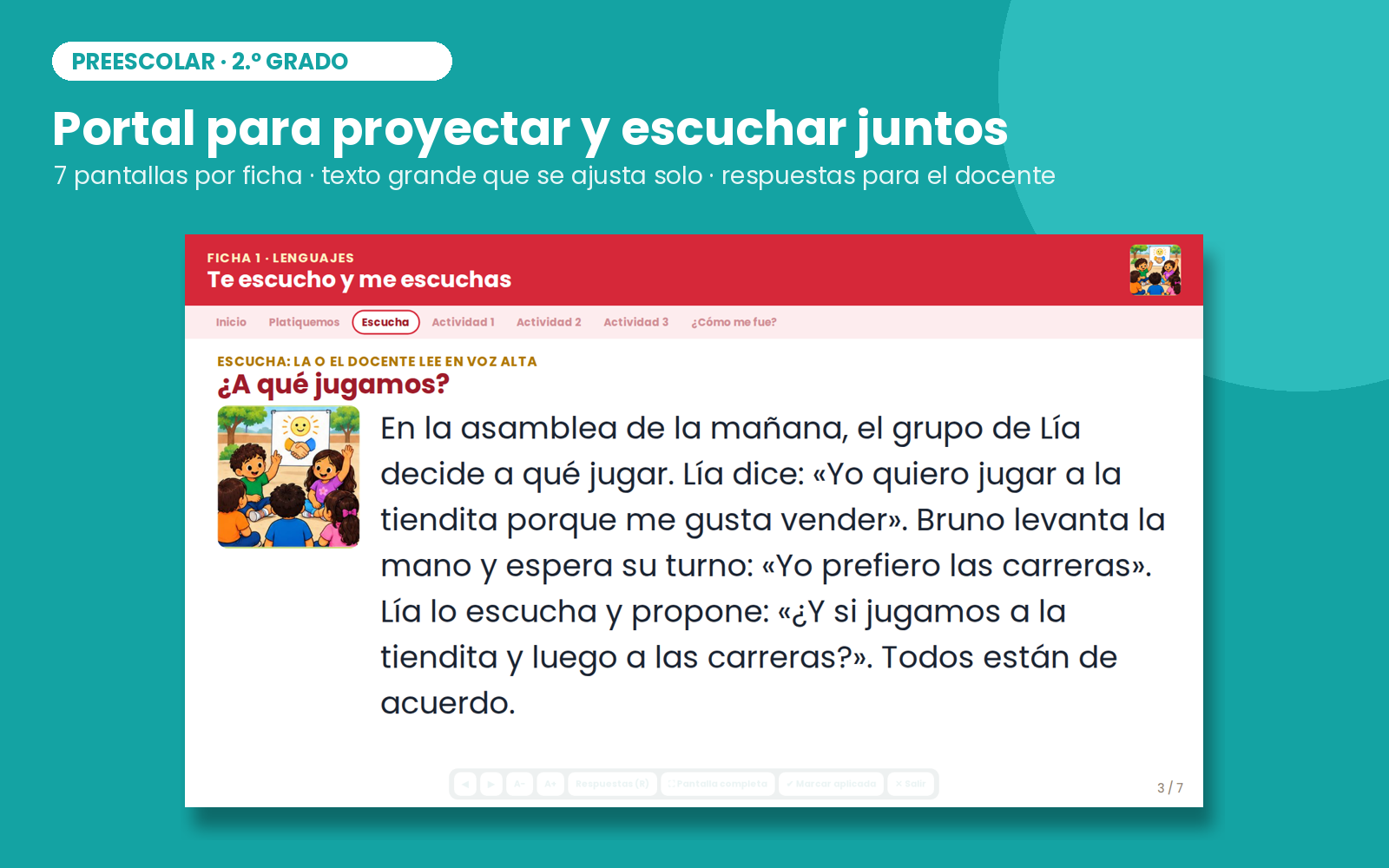 Fichas de Trabajo Preescolar 2° | 40 Fichas Imprimibles, 120 Actividades y Portal Proyectable · Todos los Contenidos NEM 4 Fichas de Trabajo Preescolar 2° | 40 Fichas Imprimibles, 120 Actividades y Portal Proyectable · Todos los Contenidos NEM - Imagen 4