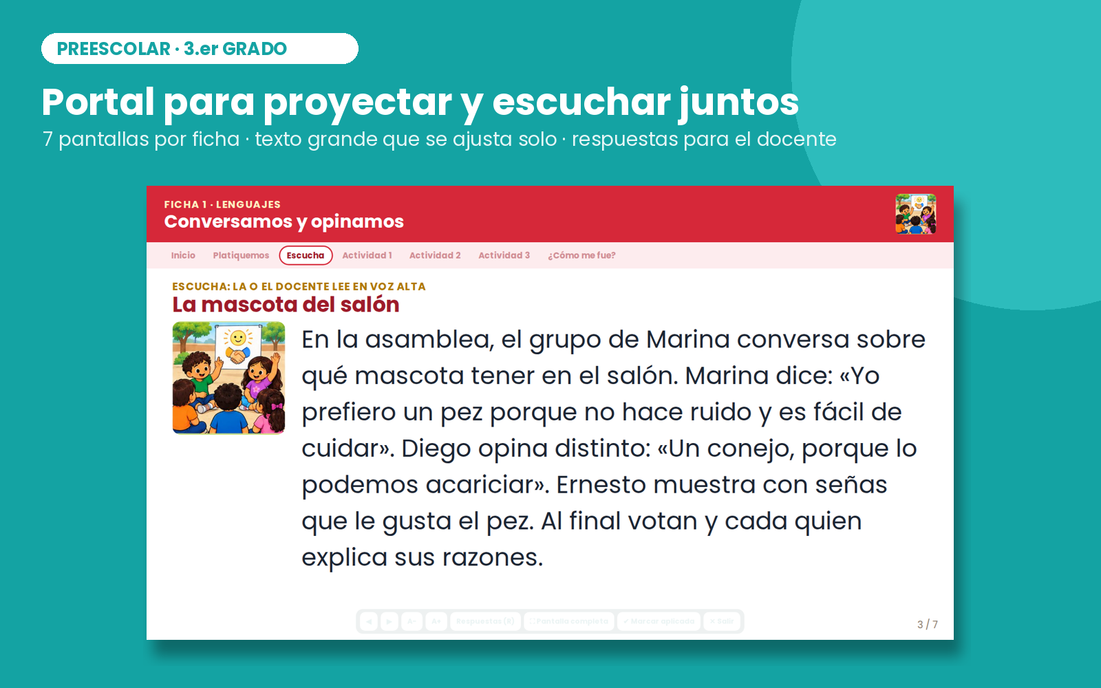 Fichas de Trabajo Preescolar 3° | 41 Fichas Imprimibles, 123 Actividades y Portal Proyectable · Todos los Contenidos NEM 4 Fichas de Trabajo Preescolar 3° | 41 Fichas Imprimibles, 123 Actividades y Portal Proyectable · Todos los Contenidos NEM - Imagen 4