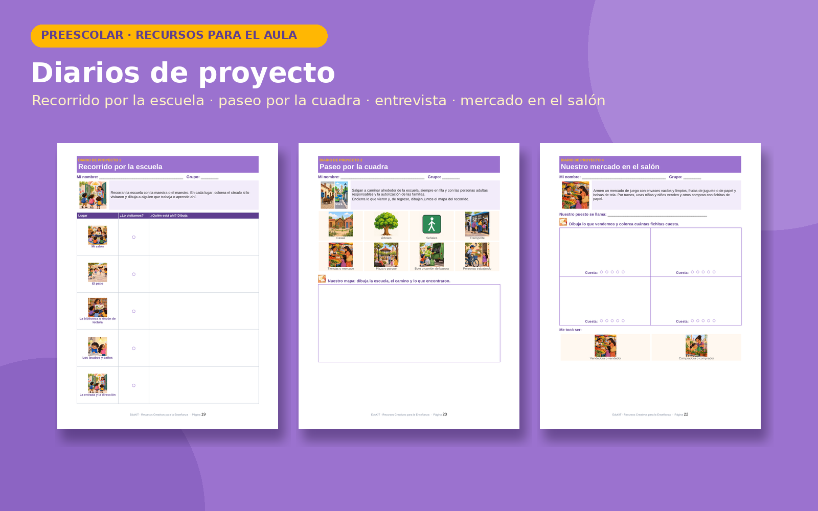 Exploración del Medio: Mi Comunidad para Preescolar | 45 Recursos Imprimibles, 10 Sesiones y Portal Interactivo 4 Exploración del Medio: Mi Comunidad para Preescolar | 45 Recursos Imprimibles, 10 Sesiones y Portal Interactivo - Imagen 4