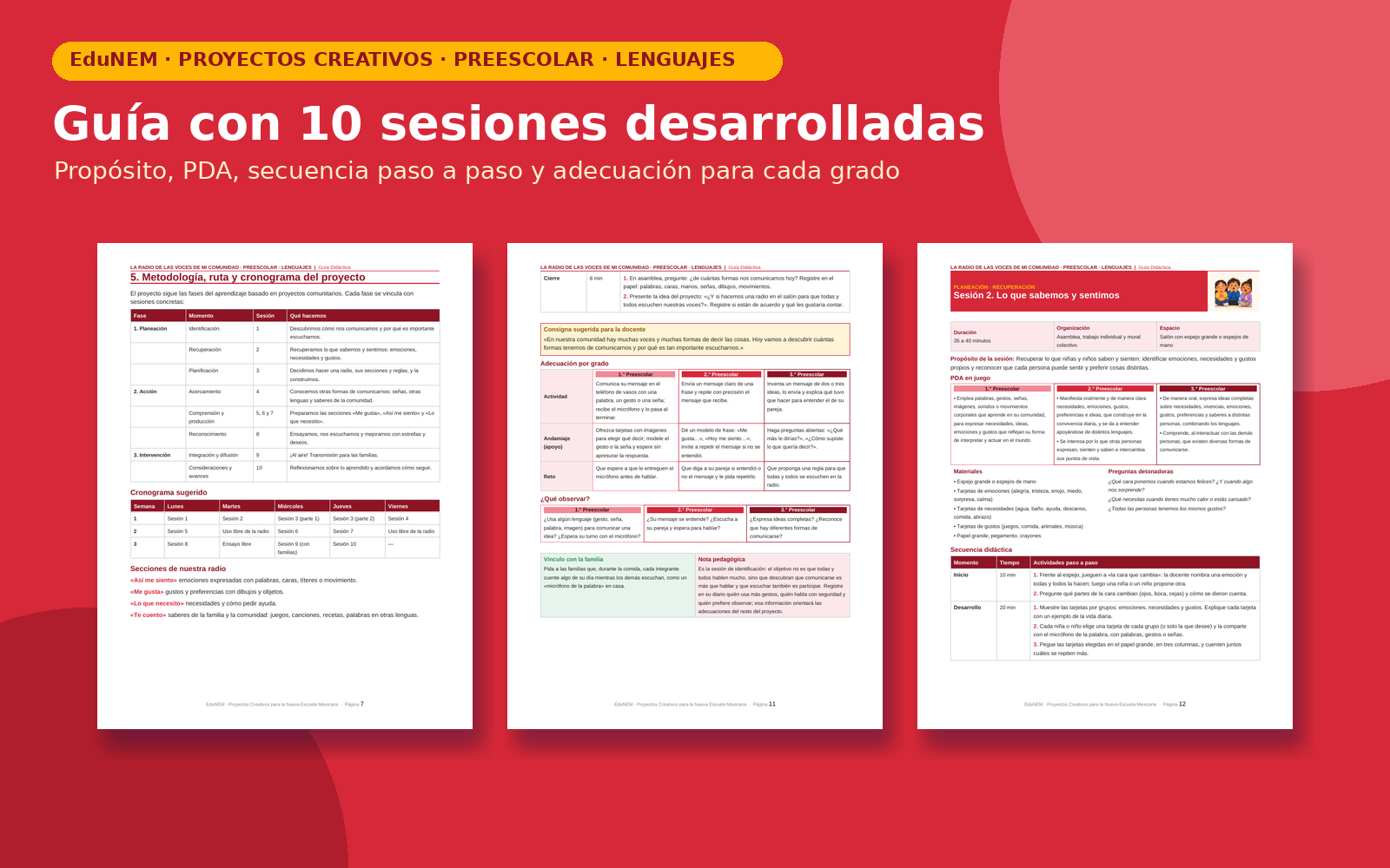 La Radio de las Voces de mi Comunidad | EduNEM Preescolar 1.º a 3.º | Proyecto de Lenguajes en 10 sesiones 4 La Radio de las Voces de mi Comunidad | EduNEM Preescolar 1.º a 3.º | Proyecto de Lenguajes en 10 sesiones - Imagen 4