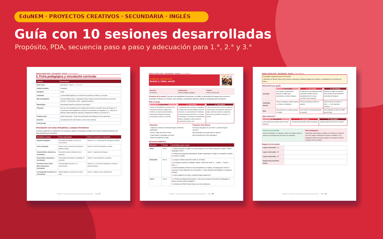 World Voices Expo | EduNEM Inglés Secundaria 1.º a 3.º | Diversidad lingüística en 10 sesiones 4 World Voices Expo | EduNEM Inglés Secundaria 1.º a 3.º | Diversidad lingüística en 10 sesiones - Imagen 4