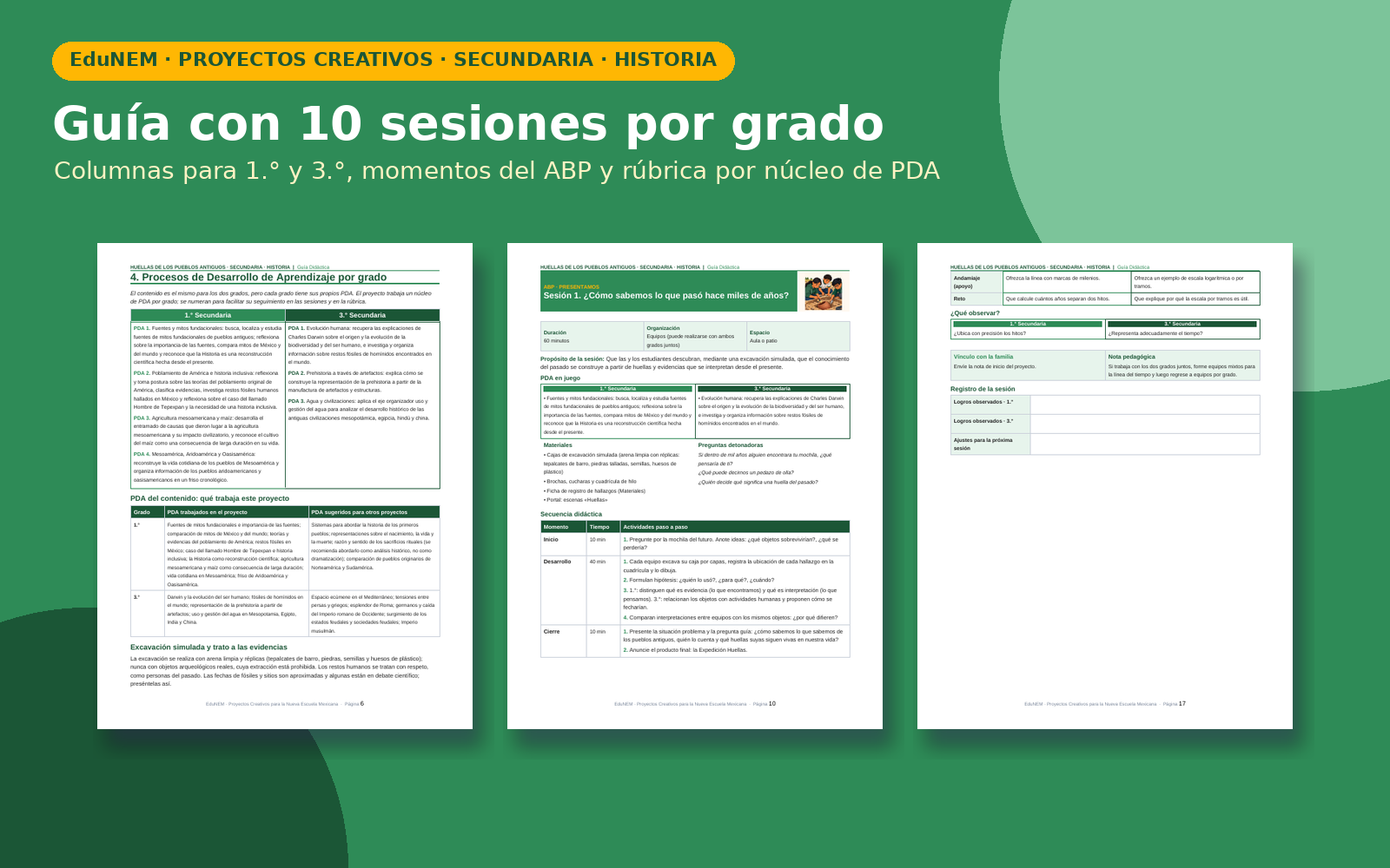 Huellas de los Pueblos Antiguos | EduNEM Historia Secundaria 1.º y 3.º | 10 sesiones y 10 fichas 4 Huellas de los Pueblos Antiguos | EduNEM Historia Secundaria 1.º y 3.º | 10 sesiones y 10 fichas - Imagen 4