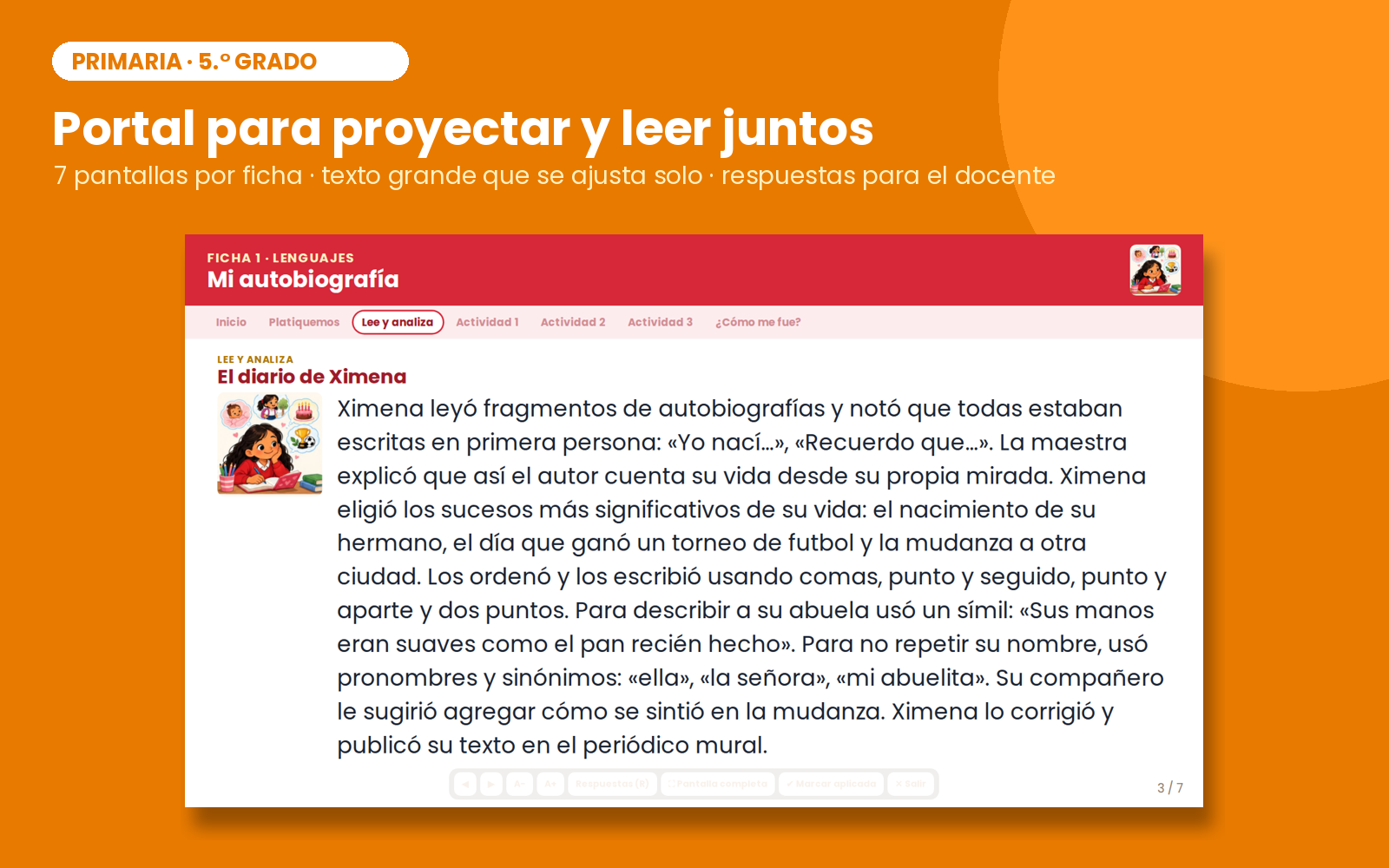 Fichas de Trabajo para Primaria 5.° Grado | 88 Fichas, 84 Contenidos y 253 PDA 4 Fichas de Trabajo para Primaria 5.° Grado | 88 Fichas, 84 Contenidos y 253 PDA - Imagen 4