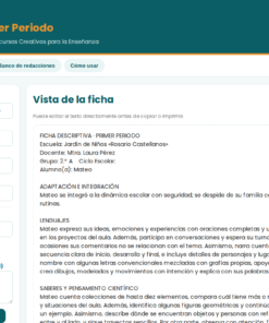 EduKIT Fichas Descriptivas 1er Periodo Preescolar 2° | Evaluación Formativa 11 Imagen 4 1