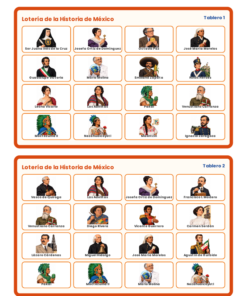 EduKIT Lotería de Personajes de la Historia de México para Primaria | 32 Personajes, 20 Tableros y Portal Interactivo 11 Imagen 4 40