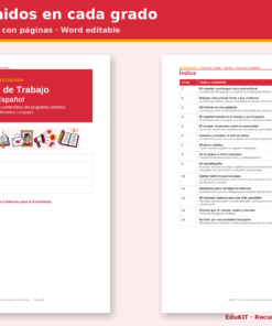 Fichas de Trabajo de Español para Secundaria 1.°, 2.° y 3.° | 42 Fichas y los 14 Contenidos 11 Imagen 4 50