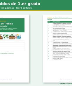 Fichas de Trabajo de Geografía para Secundaria 1.er Grado | 14 Fichas, Rúbricas y Todos los Contenidos 11 Imagen 4 53