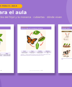 Exploración del Medio: Seres Vivos para Preescolar | 16 Fichas de Observación, 18 Tarjetas, 3 Juegos y Portal con Voz 11 Imagen 4 69