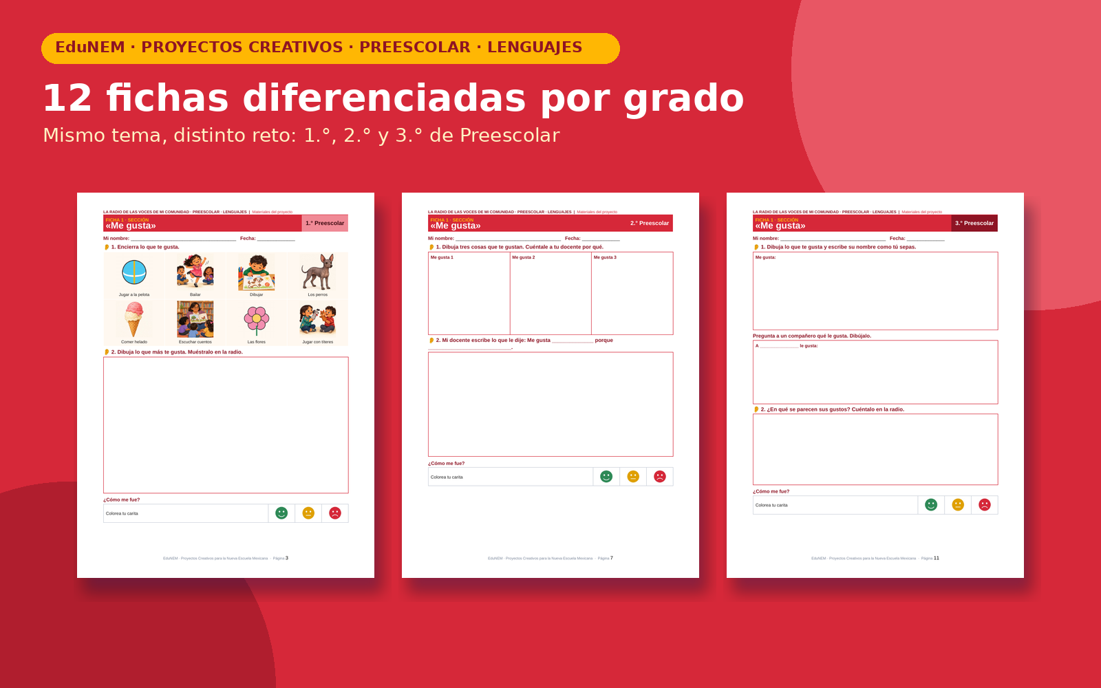 La Radio de las Voces de mi Comunidad | EduNEM Preescolar 1.º a 3.º | Proyecto de Lenguajes en 10 sesiones 5 La Radio de las Voces de mi Comunidad | EduNEM Preescolar 1.º a 3.º | Proyecto de Lenguajes en 10 sesiones - Imagen 5