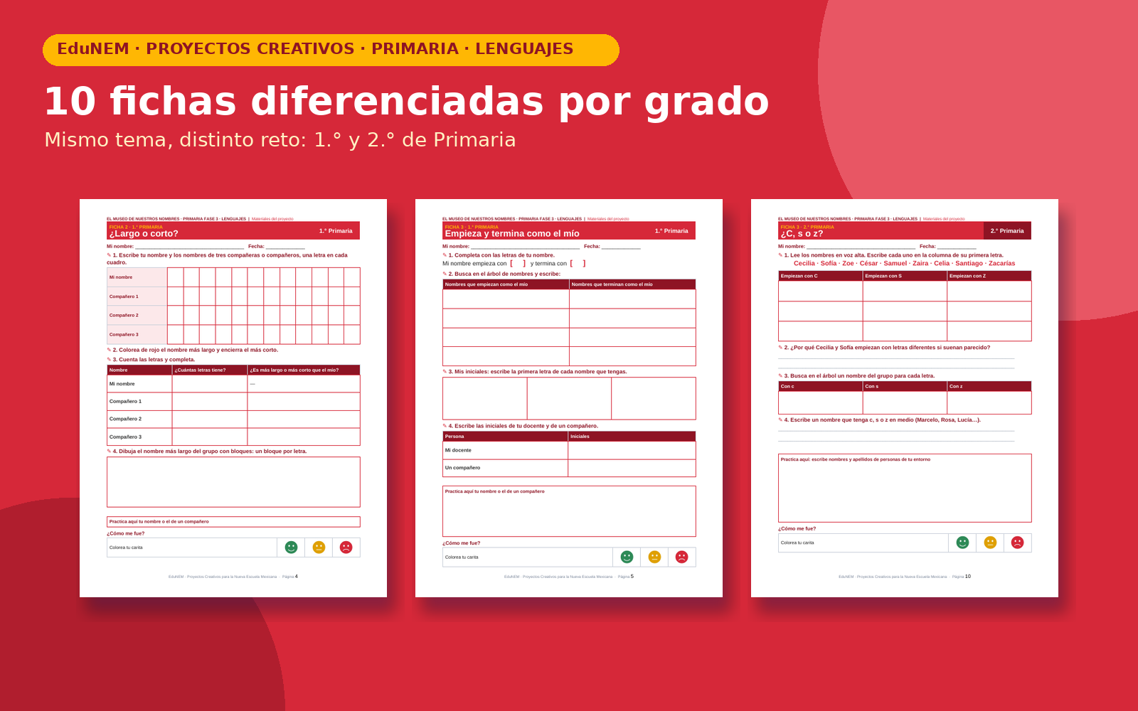 El Museo de Nuestros Nombres | EduNEM Primaria 1.º y 2.º | Escritura de nombres en 10 sesiones 5 El Museo de Nuestros Nombres | EduNEM Primaria 1.º y 2.º | Escritura de nombres en 10 sesiones - Imagen 5