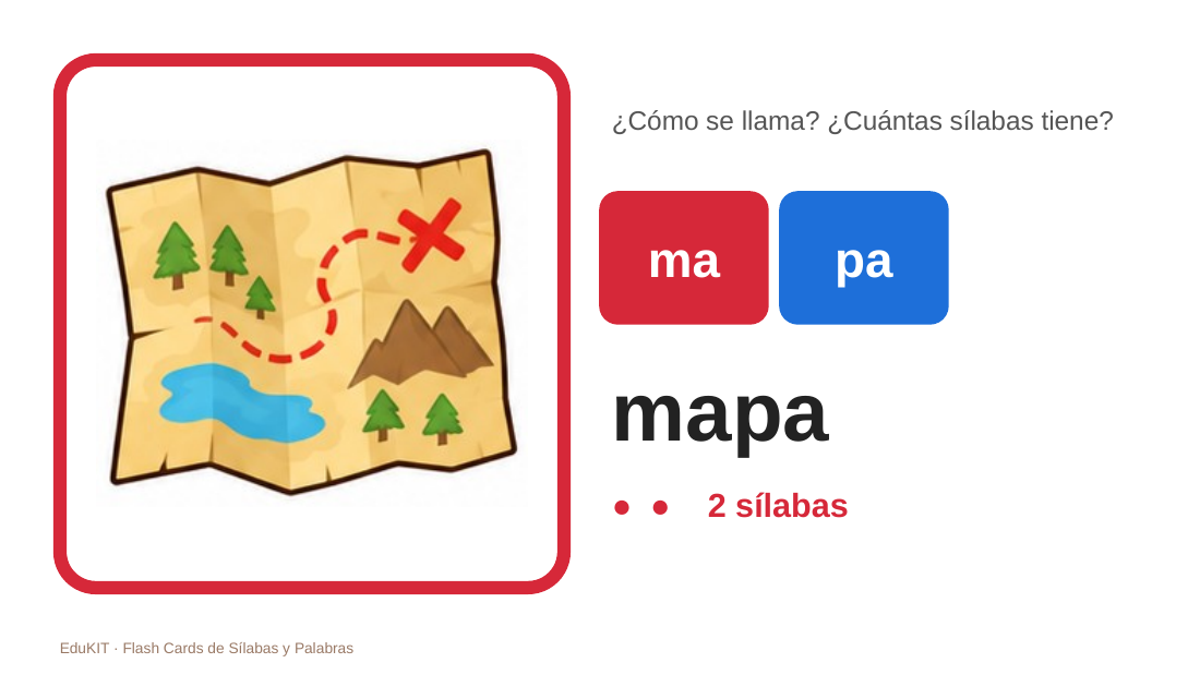 EduKIT Flash Cards de Sílabas y Palabras para Primaria | 92 Tarjetas, 8 Juegos y Portal con Audio 6 EduKIT Flash Cards de Sílabas y Palabras para Primaria | 92 Tarjetas, 8 Juegos y Portal con Audio - Imagen 6