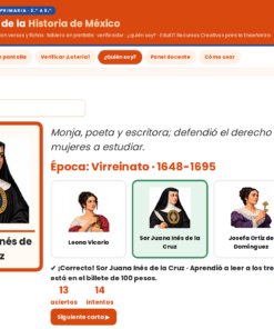 EduKIT Lotería de Personajes de la Historia de México para Primaria | 32 Personajes, 20 Tableros y Portal Interactivo 12 Imagen 5 40