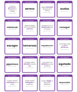 EduKIT Memorama de Antónimos y Sinónimos para Primaria | 120 Tarjetas, 6 Sets y Portal con Audio 12 Imagen 5 43