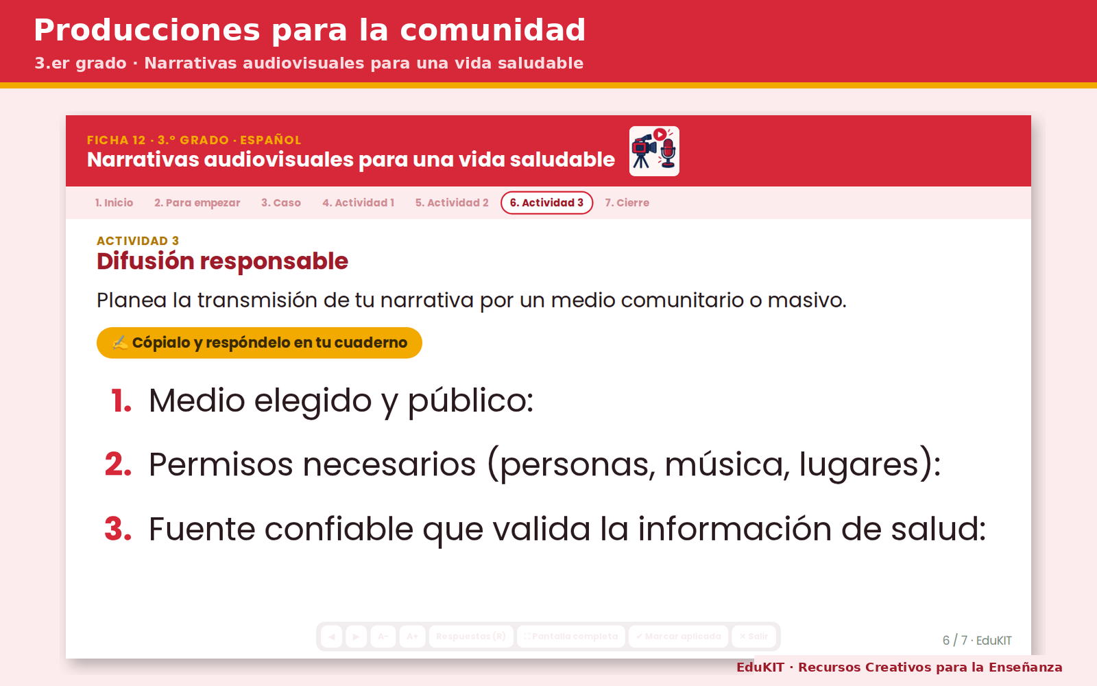 Fichas de Trabajo de Español para Secundaria 1.°, 2.° y 3.° | 42 Fichas y los 14 Contenidos 6 Fichas de Trabajo de Español para Secundaria 1.°, 2.° y 3.° | 42 Fichas y los 14 Contenidos - Imagen 6