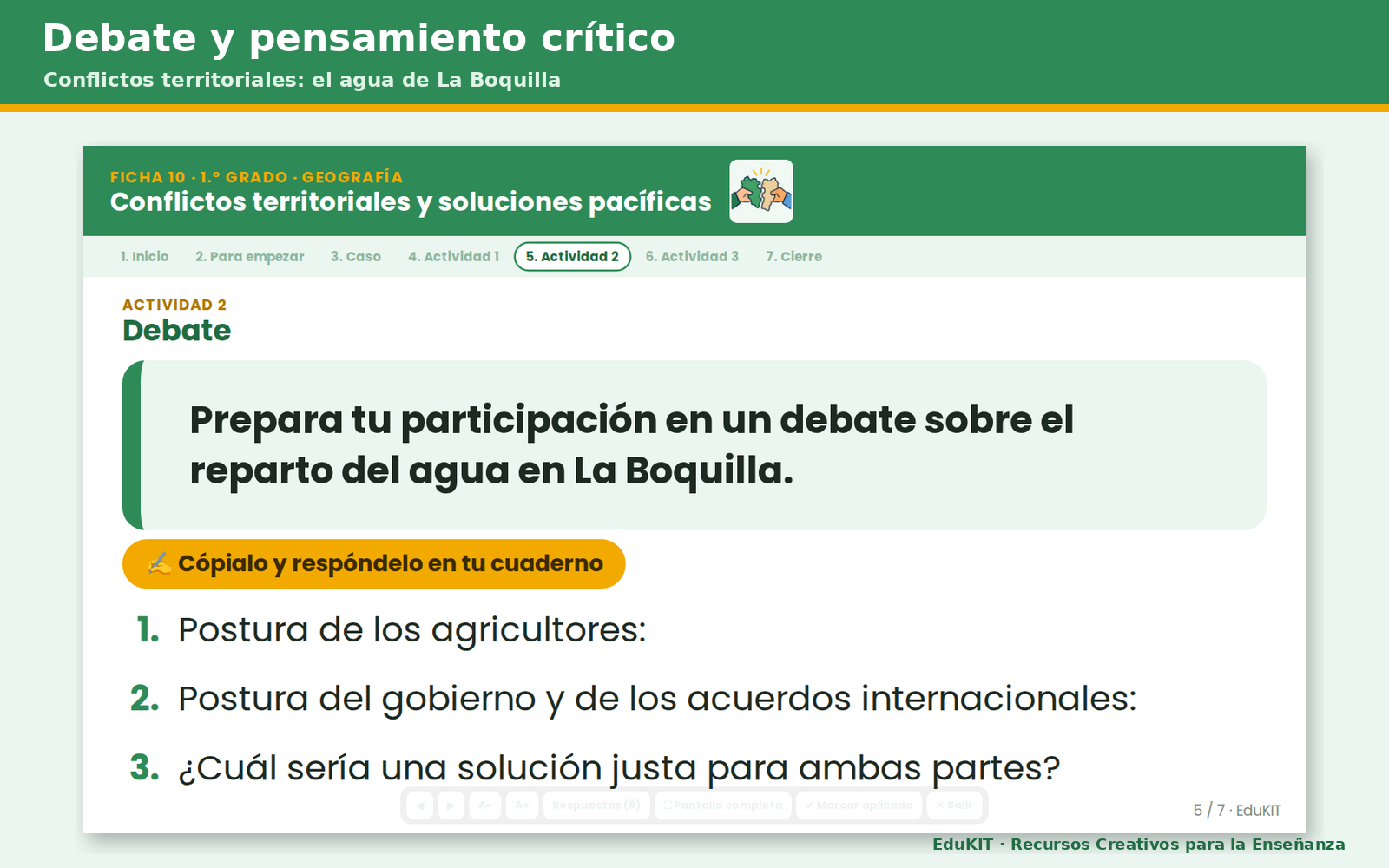 Fichas de Trabajo de Geografía para Secundaria 1.er Grado | 14 Fichas, Rúbricas y Todos los Contenidos 6 Fichas de Trabajo de Geografía para Secundaria 1.er Grado | 14 Fichas, Rúbricas y Todos los Contenidos - Imagen 6
