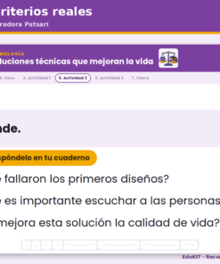 EduKIT Fichas de Trabajo de Tecnología para Secundaria 1.°, 2.° y 3.° | 24 Fichas, Rúbricas y los 8 Contenidos 12 Imagen 5 56