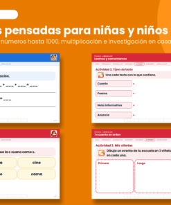 Fichas de Trabajo para Primaria 2.° Grado | 80 Fichas de los 4 Campos Formativos y Todos los Contenidos 12 Imagen 5 62