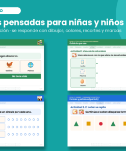 Fichas de Trabajo Preescolar 2° | 40 Fichas Imprimibles, 120 Actividades y Portal Proyectable · Todos los Contenidos NEM 12 Imagen 5 65