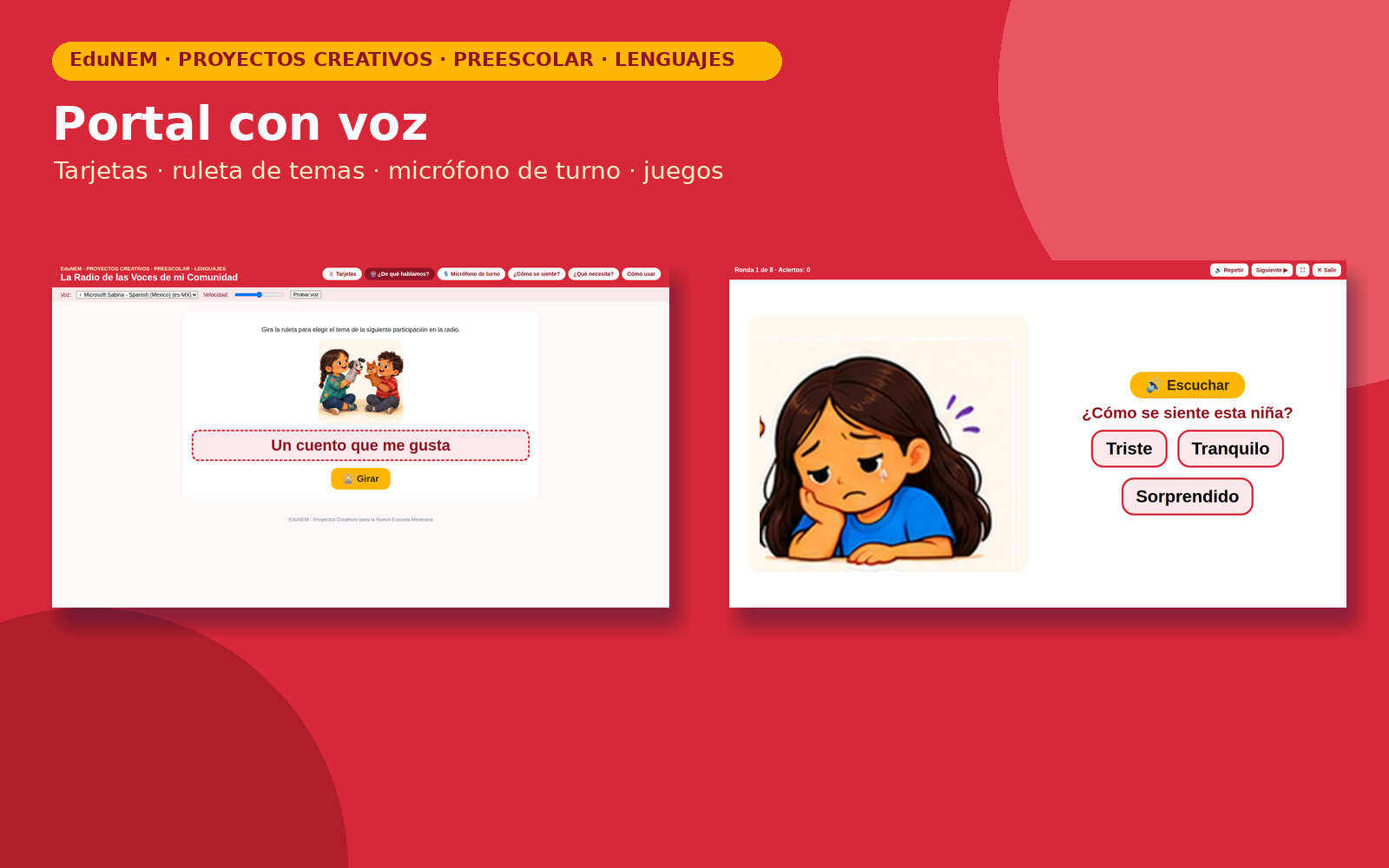 La Radio de las Voces de mi Comunidad | EduNEM Preescolar 1.º a 3.º | Proyecto de Lenguajes en 10 sesiones 6 La Radio de las Voces de mi Comunidad | EduNEM Preescolar 1.º a 3.º | Proyecto de Lenguajes en 10 sesiones - Imagen 6