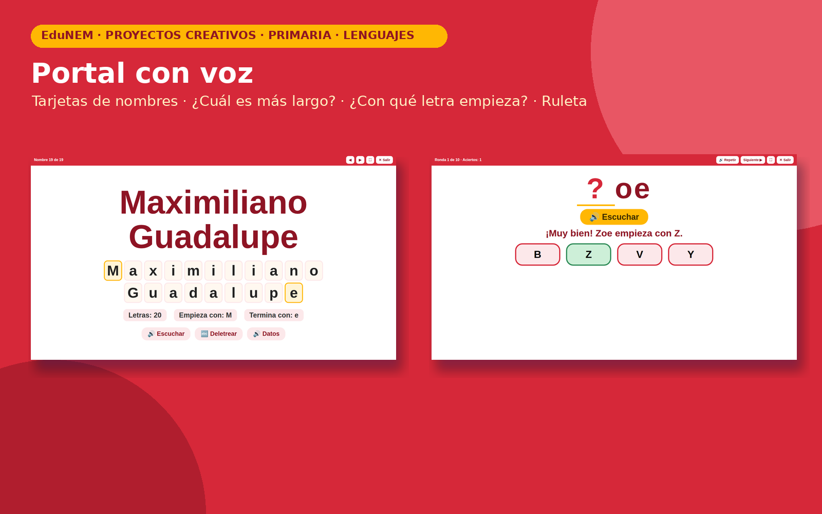 El Museo de Nuestros Nombres | EduNEM Primaria 1.º y 2.º | Escritura de nombres en 10 sesiones 6 El Museo de Nuestros Nombres | EduNEM Primaria 1.º y 2.º | Escritura de nombres en 10 sesiones - Imagen 6