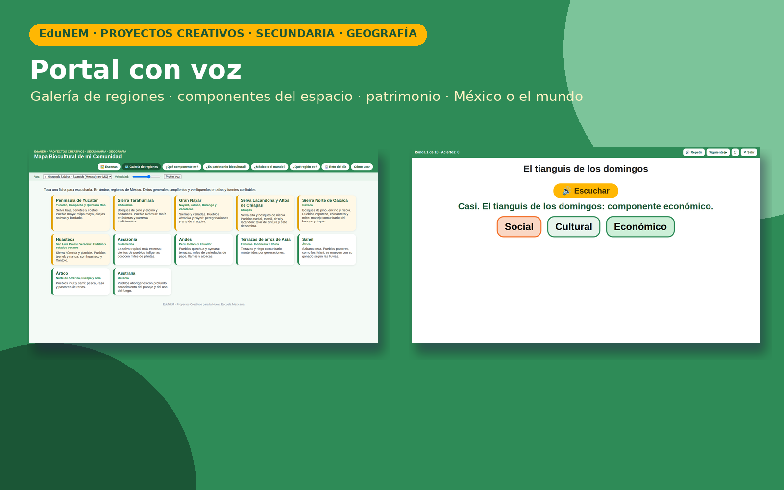 Mapa Biocultural de mi Comunidad | EduNEM Geografía Secundaria 1.º | 10 sesiones y 3 rutas de aprendizaje 6 Vista previa 6 de Mapa Biocultural de mi Comunidad | EduNEM Geografía Secundaria 1.º | 10 sesiones y 3 rutas de aprendizaje
