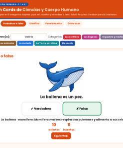 EduKIT Flash Cards de Ciencias y Cuerpo Humano para Primaria | 32 Conceptos, 72 Tarjetas y Portal Interactivo 13 Imagen 6 36