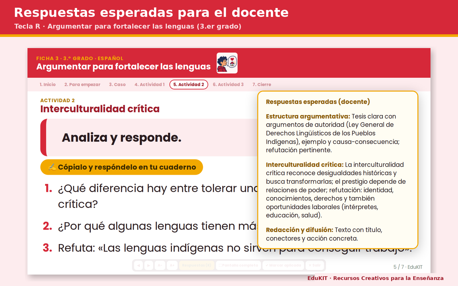 Fichas de Trabajo de Español para Secundaria 1.°, 2.° y 3.° | 42 Fichas y los 14 Contenidos 7 Fichas de Trabajo de Español para Secundaria 1.°, 2.° y 3.° | 42 Fichas y los 14 Contenidos - Imagen 7