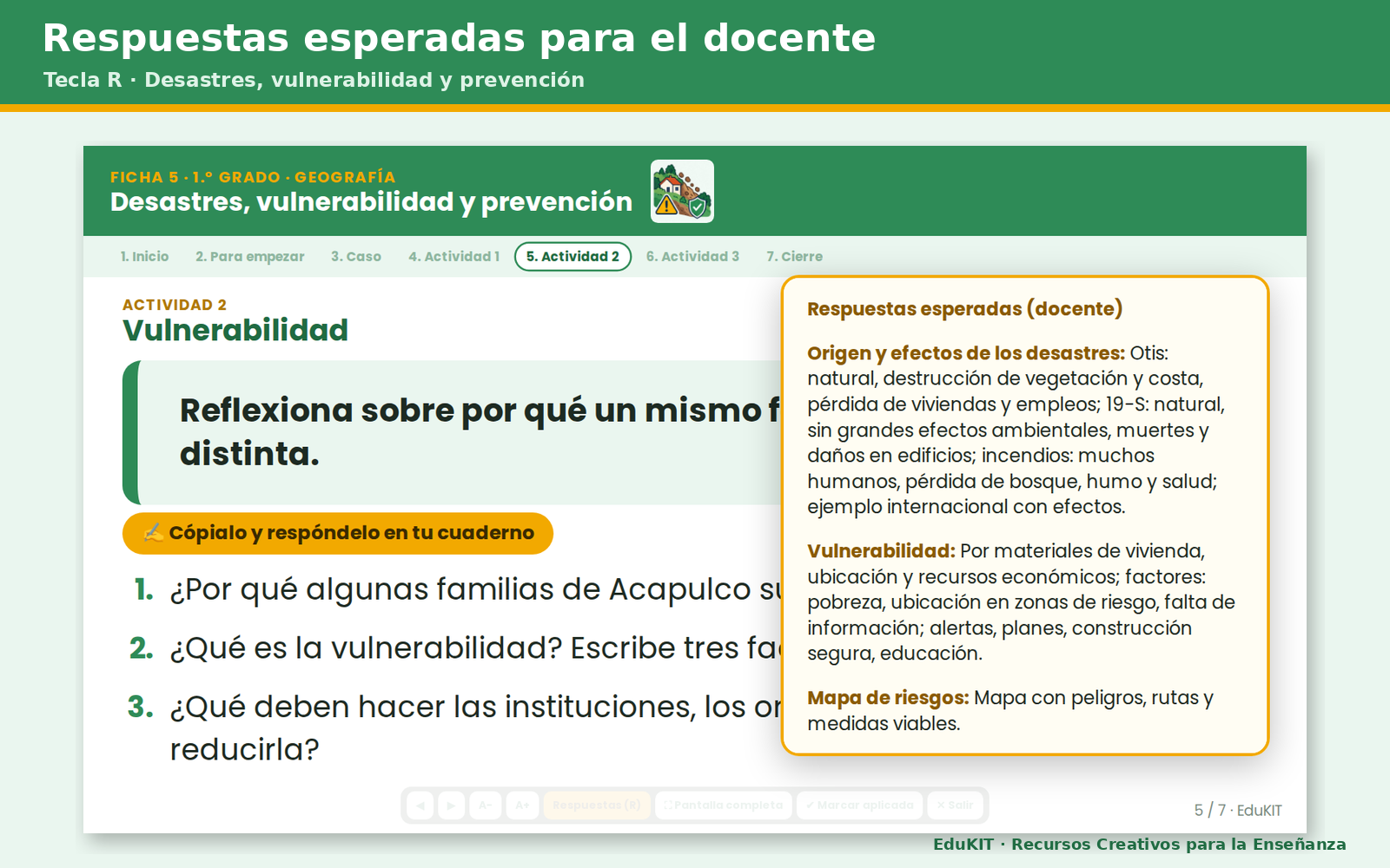 Fichas de Trabajo de Geografía para Secundaria 1.er Grado | 14 Fichas, Rúbricas y Todos los Contenidos 7 Fichas de Trabajo de Geografía para Secundaria 1.er Grado | 14 Fichas, Rúbricas y Todos los Contenidos - Imagen 7