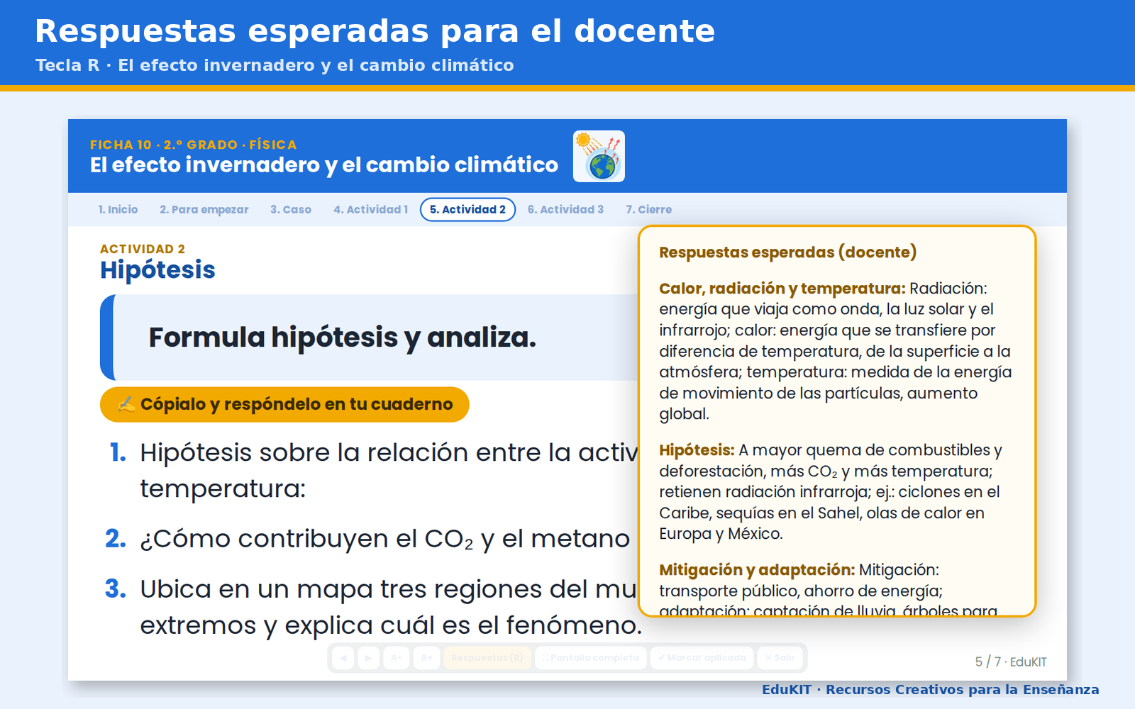 Fichas de Trabajo de Física para Secundaria 2.º Grado | 10 Fichas, 10 Experimentos y Todos los Contenidos 7 Fichas de Trabajo de Física para Secundaria 2.º Grado | 10 Fichas, 10 Experimentos y Todos los Contenidos - Imagen 7