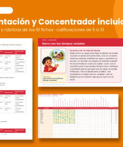 Fichas de Trabajo para Primaria 4.° Grado | 81 Fichas, 80 Contenidos y 225 PDA 13 Imagen 6 63