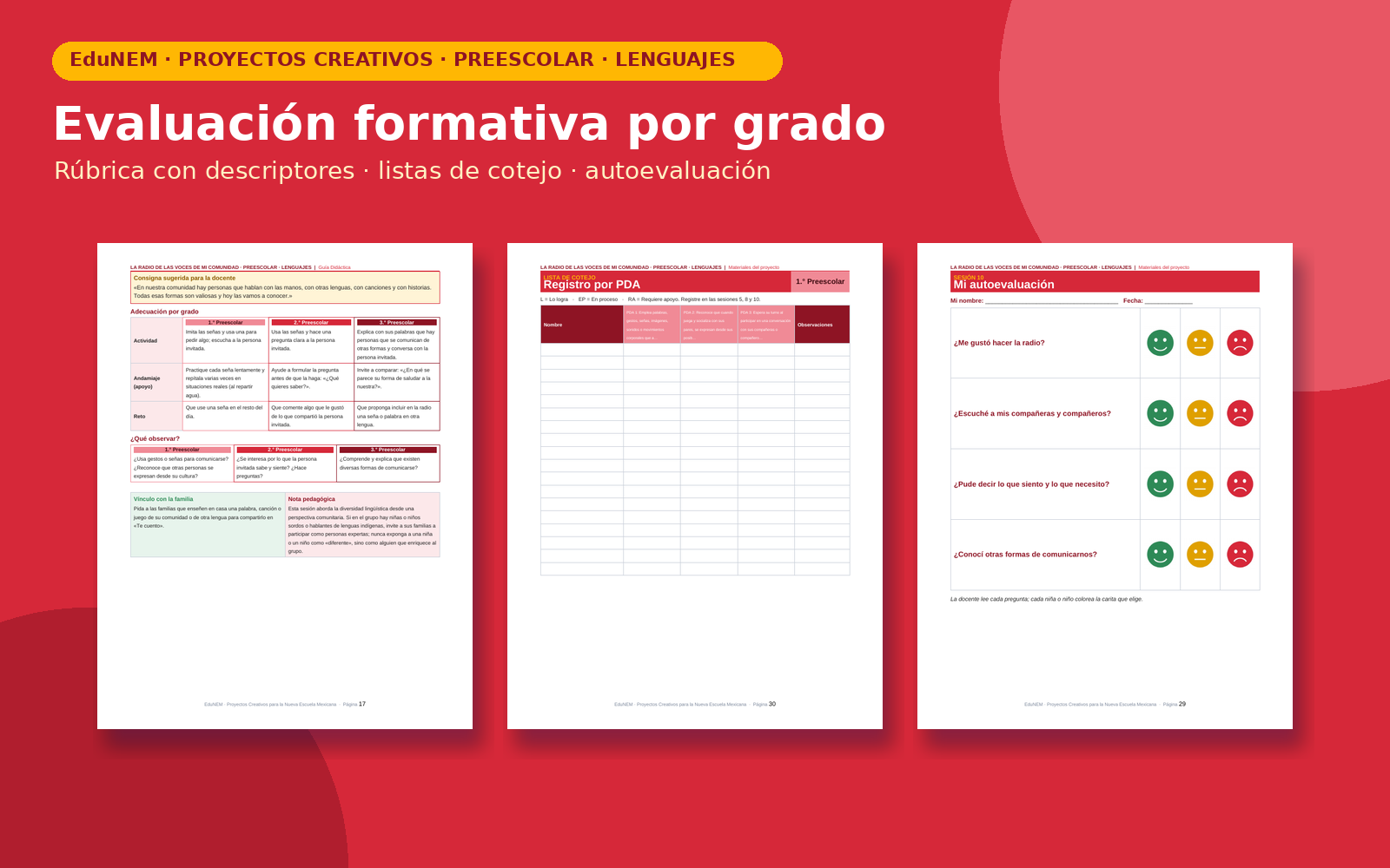 La Radio de las Voces de mi Comunidad | EduNEM Preescolar 1.º a 3.º | Proyecto de Lenguajes en 10 sesiones 7 La Radio de las Voces de mi Comunidad | EduNEM Preescolar 1.º a 3.º | Proyecto de Lenguajes en 10 sesiones - Imagen 7