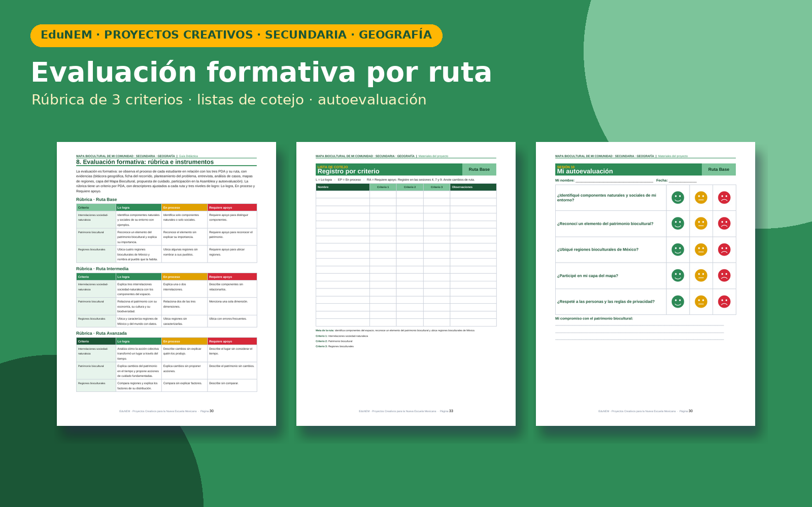 Mapa Biocultural de mi Comunidad | EduNEM Geografía Secundaria 1.º | 10 sesiones y 3 rutas de aprendizaje 7 Vista previa 7 de Mapa Biocultural de mi Comunidad | EduNEM Geografía Secundaria 1.º | 10 sesiones y 3 rutas de aprendizaje