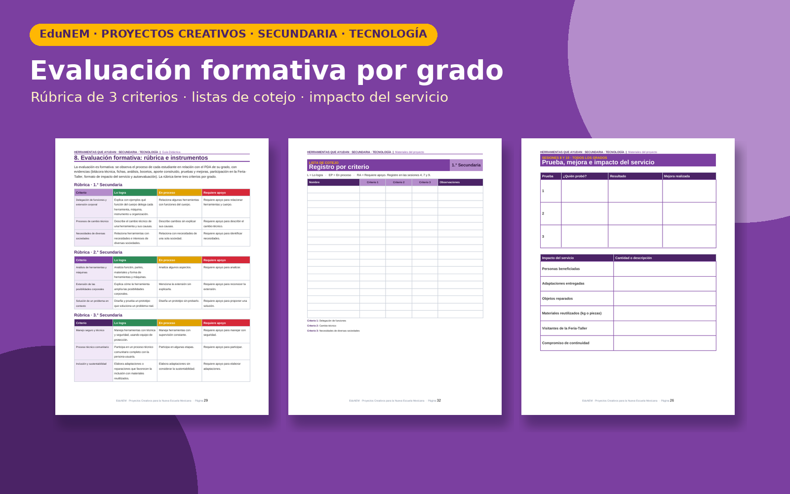Herramientas que Ayudan | EduNEM Tecnología Secundaria 1.º a 3.º | 10 sesiones y 12 fichas 7 Vista previa 7 de Herramientas que Ayudan | EduNEM Tecnología Secundaria 1.º a 3.º | 10 sesiones y 12 fichas
