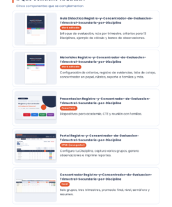 EduKIT Evaluación Trimestral Secundaria | Fase 6 NEM 13 Imagen 6 9