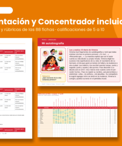 Fichas de Trabajo para Primaria 5.° Grado | 88 Fichas, 84 Contenidos y 253 PDA 13 Imagen 6 P33