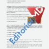 Página de texto con una pregunta sobre un incidente en un festival escolar en el que estudiantes disfrazados de león se tomaron una foto sin permiso. El texto incluye respuestas de opción múltiple relacionadas con el derecho. Los logotipos en la parte superior representan organizaciones relacionadas.