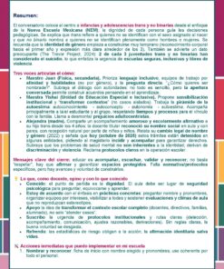 Un colorido documento en español titulado 