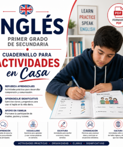 Inglés Primer Grado de Secundaria Cuadernillo para Actividades en Casa 2026-2027 PDF
